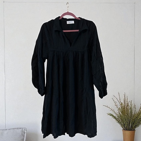 Carly Jean BoHo OverSized Long Sleeve Dress | SIZE S - Picture 2 of 7